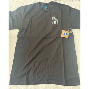 Vast Ascend Short Sleeve Top - Black NEW NWT